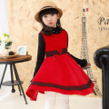 Enfants en nylon pinafore styles occidentaux filles robe de noël partie vêtements d&#39;hiver en vente vêtements nouvel an enfants 2017